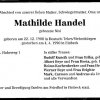 Nisi Mathilde 1900-1990 Todesanzeige